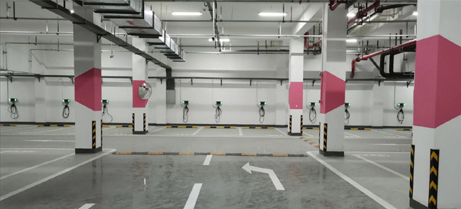 ultimo caso aziendale circa 7KW stazione di carico della casa EV