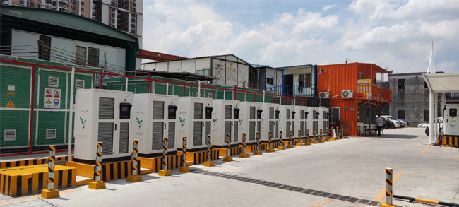 ultimo caso aziendale circa 10 insiemi delle stazioni di carico veloci di CC 360KW in Canton